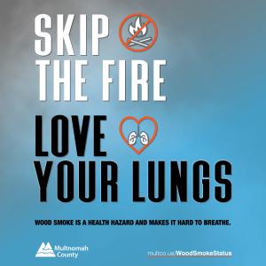 #alert Particulate matter from wildfire smoke is expected to linger in our area. We advise residents to not burn to protect public health and the safety of your community. Protect your health by choosing not to burn. Learn more: multco.us/woodsmokestatus