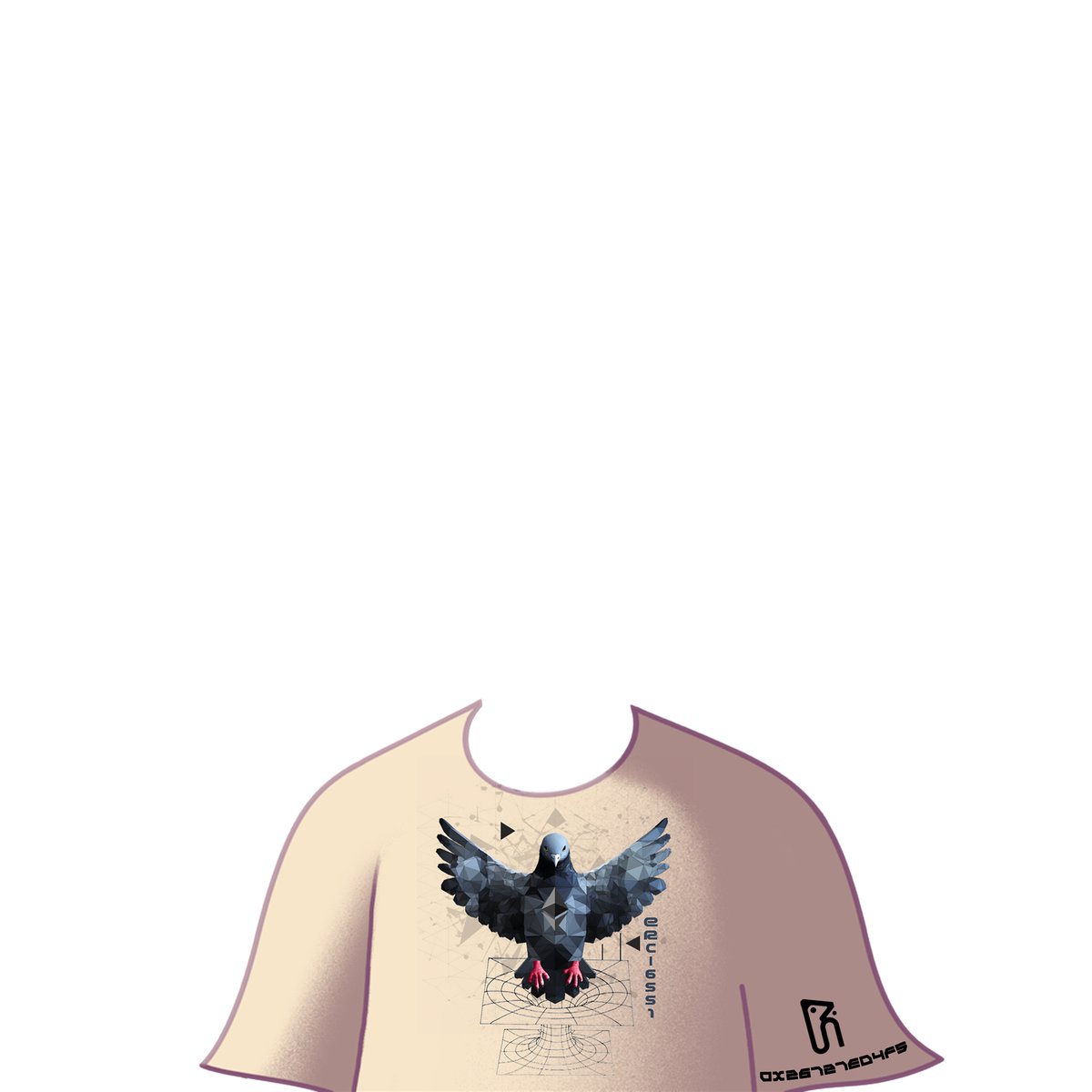 <a href="/stapleverse/">STAPLEVERSE</a> <a href="/jeffstaple/">jeffstaple</a> This #MagicWhiteTee commemorates the innovation of <a href="/jeffstaple/">jeffstaple</a>’s #SAPIENZ, one of the 1st NFT projects to use ERC-5661 smart contracts

Feat: 
-Screenprinted <a href="/Stapleverse/">STAPLEVERSE</a> pigeon
-Web3 iconography enhanced via REFLECTIVE INK
-<a href="/IYK/">iyk</a> enabled Sapienz logo &amp; contract address on sleeve