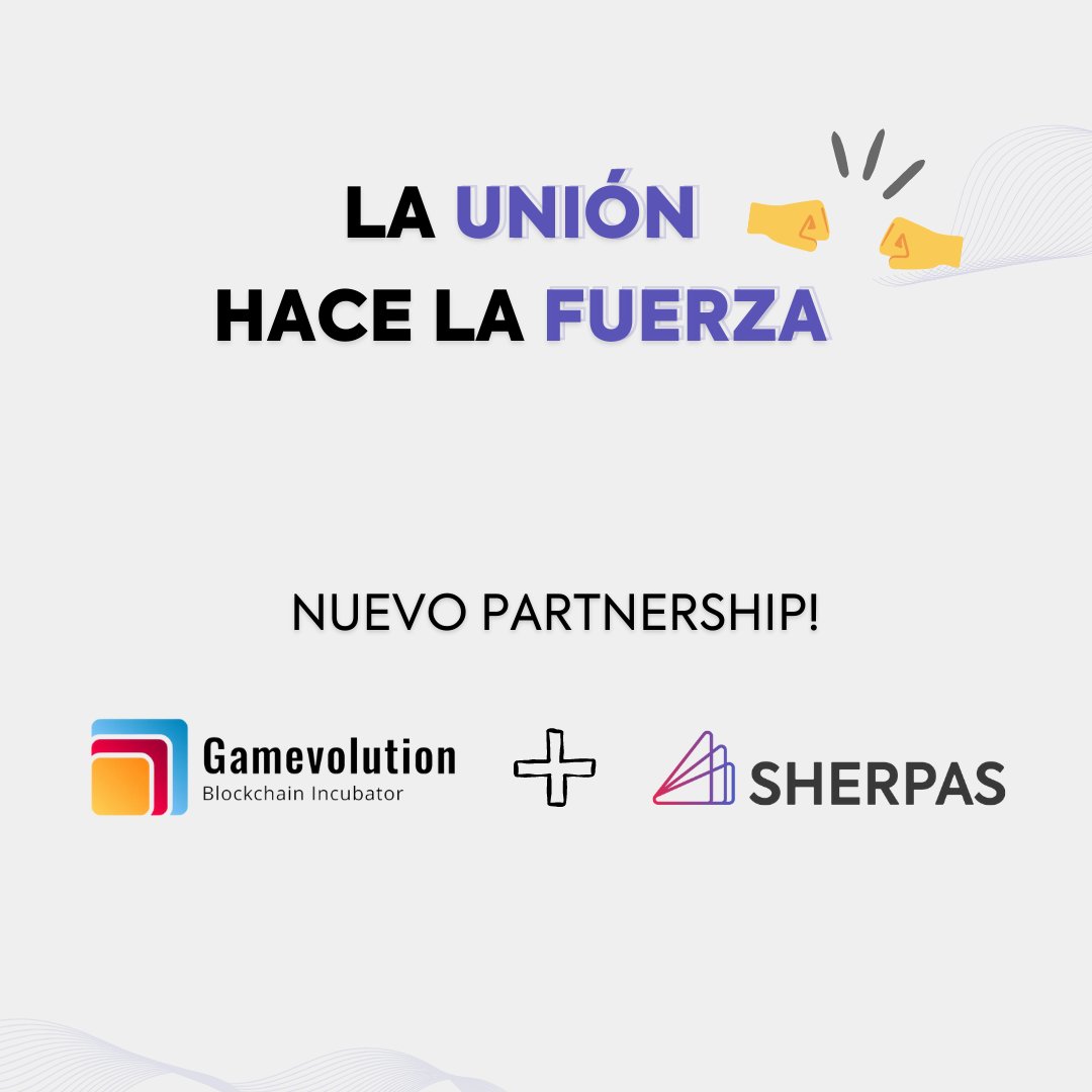 Creemos en el poder de las conexiones que aportan valor, por eso nos unimos a <a href="/GamevolutionIO/">Gamevolution</a>  para seguir potenciando el éxito de las startups.

Esta colaboración tiene como objetivo principal impulsar y respaldar a las startups de los sectores gaming y blockchain en Latam 🚀