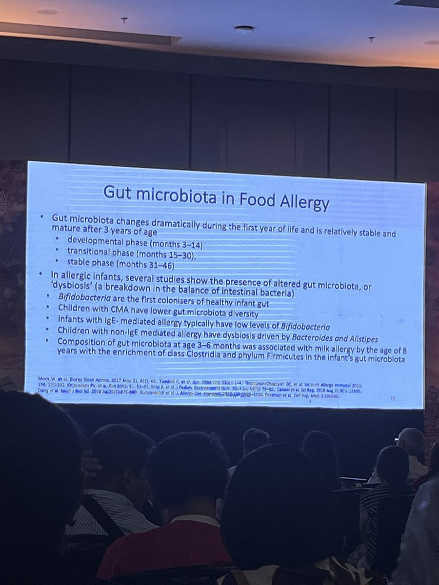 The future in food allergy, simple study the gut microbiota. 

Great presentation <a href="/PaedDietitian/">Rosan Meyer (RD)</a> 

#COMPEDIA2023