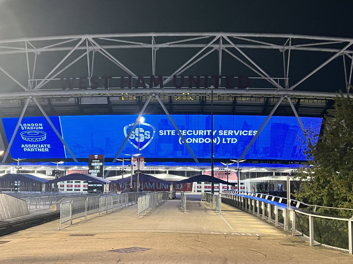 Huge thank you to @LondonStadiumAP  for another brilliant evening. Great to see all the other Associate Partners and James Collins! 

Look out for our name next time you visit the London Stadium!

 #associatepartnership #londonstadium #cctv #scaffoldalarms #sitesecurity #hoarding