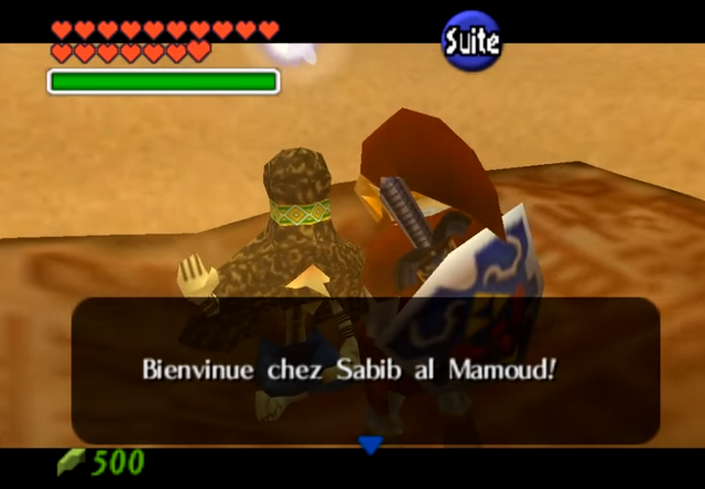 ZeldaAnecdotes's tweet photo. 📜574-Dans la version 3DS de Zelda Ocarina of Time les lignes de dialogues du Marchand de Tapis sont changées.

En effet dans la version 64 la VF l'avait affublé d'un "accent" arable très caricatural.
Du genre : "Ji vends di choses...mirvilleuses."...

Petit malaise. https://t.co/AKoWVXPGKl