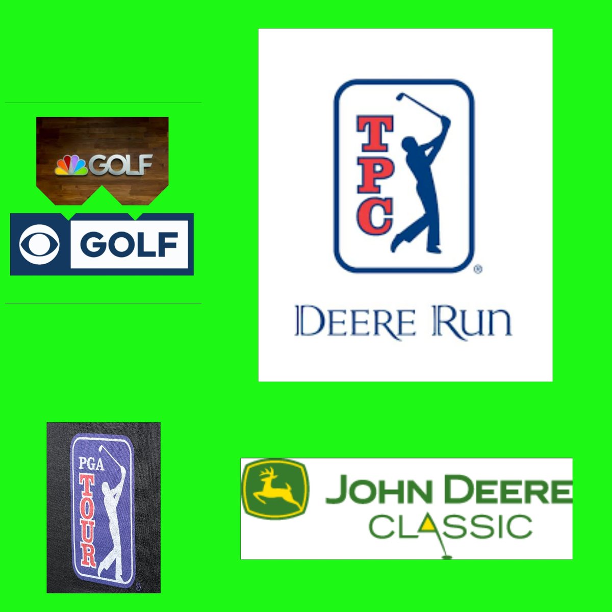 This Week men in the #PGATOUR are playing in the #JohnDeereClassic for the #JDC23 with coverage ALL week long airing on Golf Channel with play over the weekend on CBS so look everybody don't miss it because it should be really fun to watch this event