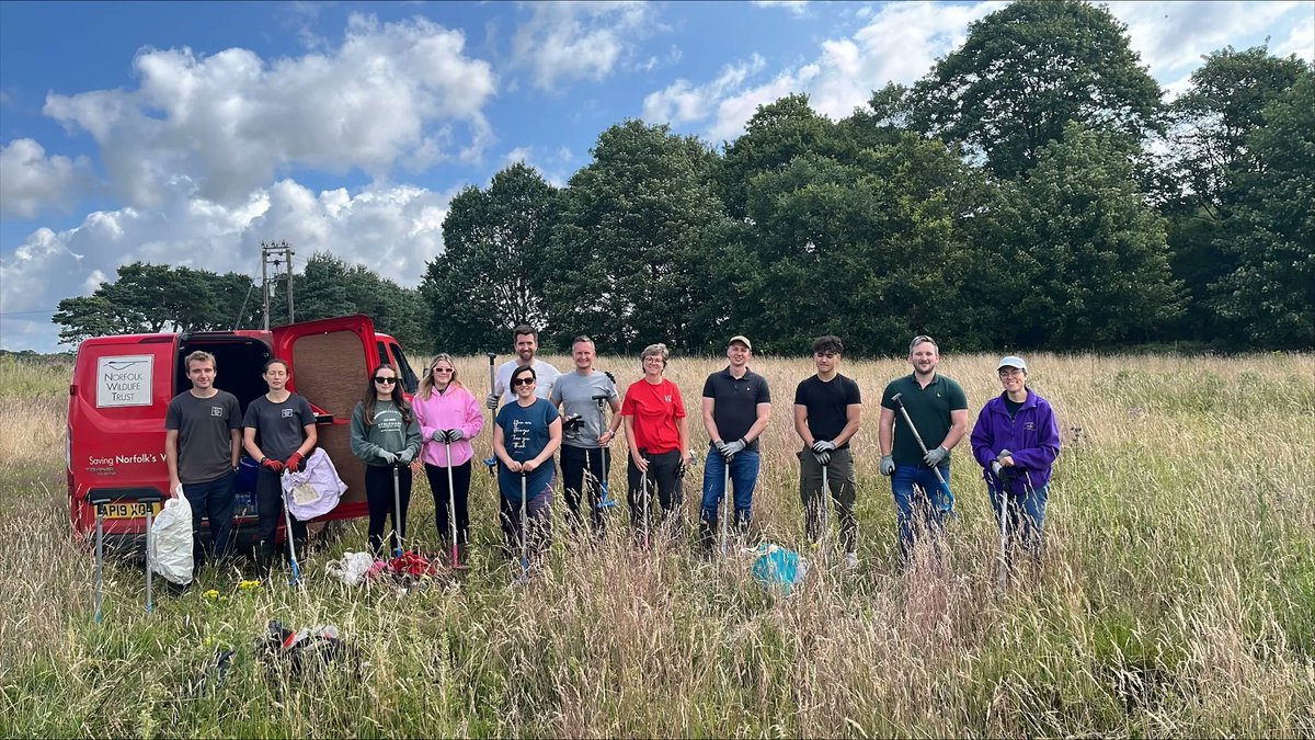 Some of the S&amp;P team took a break from their day job to volunteer at East Wretham Heath with Norfolk Wildlife Trust. Well done team for all your hard work! 🌱 🌞