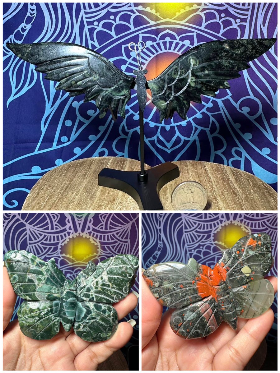 DruzyDazed's tweet photo. New additions! Druzy Dazed will be live tonight at 7est! Link below!⬇️✨
https://t.co/TTB0D2zxk6
#crystals #crystalsales #livecrystalsale #livecrystalsales #uniquecrystals https://t.co/CkvxcmPv4L