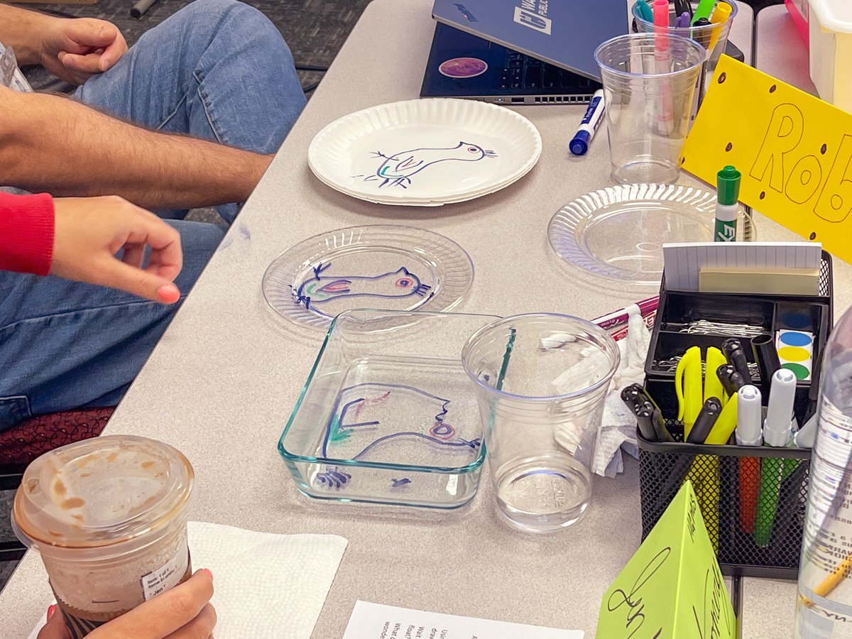 WCPSSProfLearn's tweet image. During our PL Day, Secondary science teachers were tasked with solving the phenomenon of how their drawings were able to &quot;come to life.&quot;  After completing their investigations, they developed and presented explanations for the phenomenon. #PLDays2324
@ScienceWCPSS