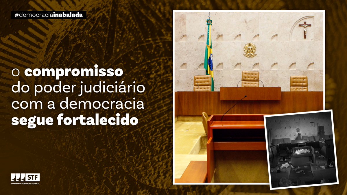 trtsp2's tweet image. As instituições permanecem fortes e unidas por um Brasil democrático. #DemocraciaInabalada

#Brasil #Sociedade #Democracia #Cidadania #STF #STJ #TRT2 #TRT #JustiçaDoTrabalho #Justiça #Direito #PoderJudiciário #ConstituiçãoFederal #Todas #Todos #TRT2Acessível #PraCegoVer