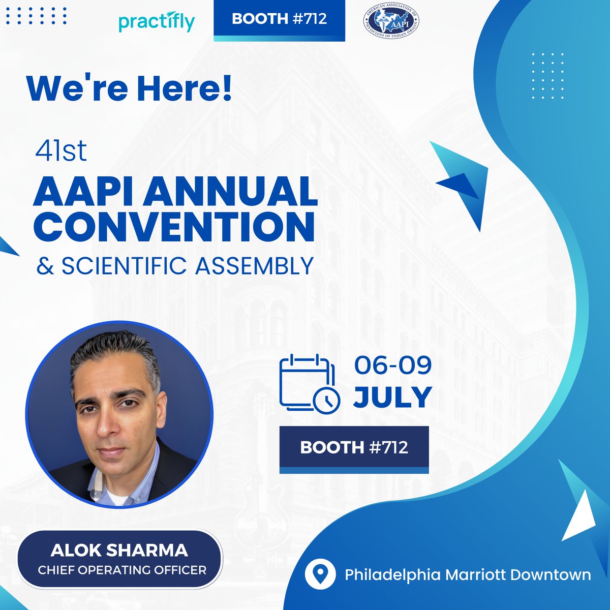 practifly's tweet image. The highly-anticipated Annual AAPI Convention has finally kicked off! Drop your business card at Booth No. 712 for a chance to win AirPods Pro!    

#aapiconvention #aapi #aapi2023 #healthcare #practifly