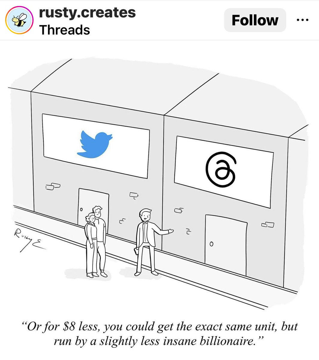 “Or for $8 less, you could get the exact same unit, but run by a slightly less insane billionaire.”