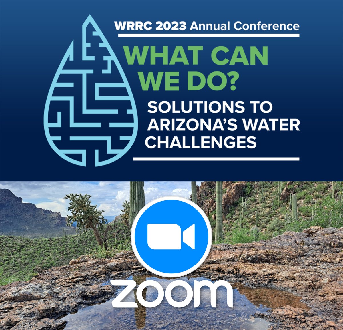 AZWRRC's tweet image. If you're not able to attend the WRRC 2023 Annual Conference in person you can attend via Zoom at no cost! Register here tinyurl.com/wrrc-2023-conf… #wrrc #conference #solutions