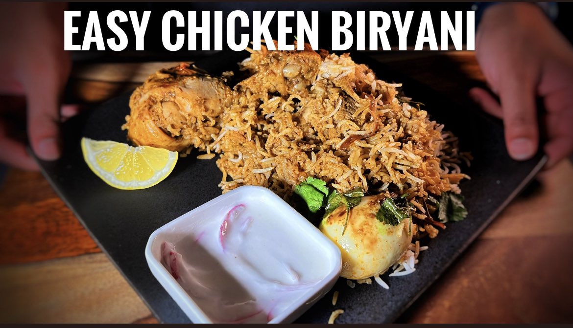 IndiKitchInAme's tweet photo. @TheGoldenBalanc If you want a quick and authentic tasting recipe for Biryani.. 
here is the link

https://t.co/TKK1nJGzzl https://t.co/W9zgfu36un