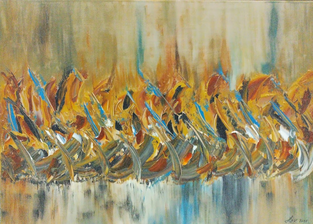 VrouwenMuseum's tweet photo. LOKALE KUNST | Van 14 juli tot en met 25 augustus 2023 exposeert Helmuth Op het Veld in de grote zaal en het Grand Café zijn schilderijen! https://t.co/wHsWS3pBN0