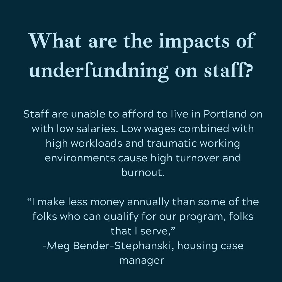 h4apdx's tweet photo. Social service workers can't care for the community if they can't afford to care for themselves. https://t.co/pFfKd3nr7n