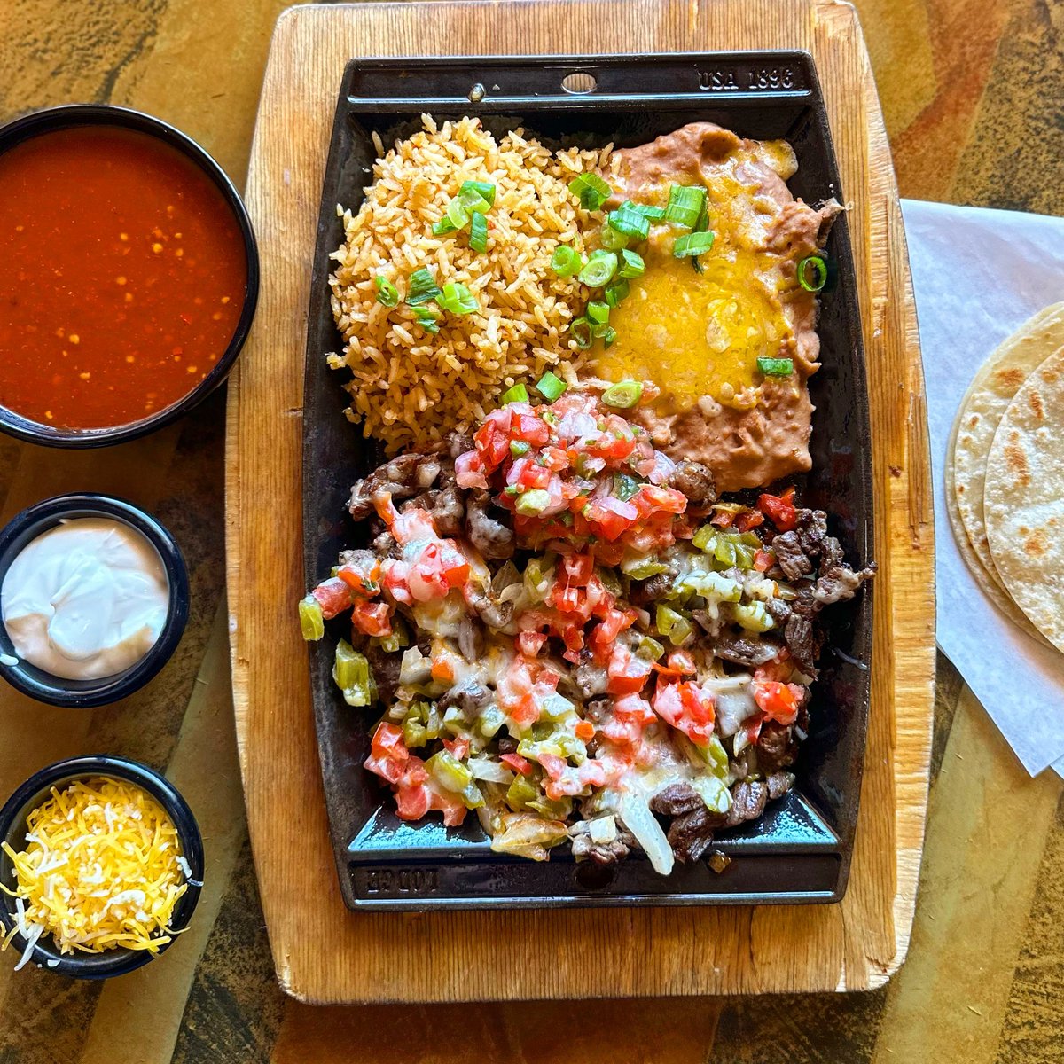 Add your favorite Mexican beer or margarita and serve! #mexicancomfortfood #picado #steakpicado #since1986 #mexicanfoodisthebest #margarita #mexicanbeer