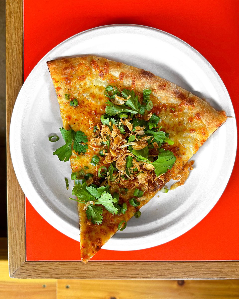 came by for a slice but will be coming back for a whole mapo tofu pizza at fatty mart in mar vista.