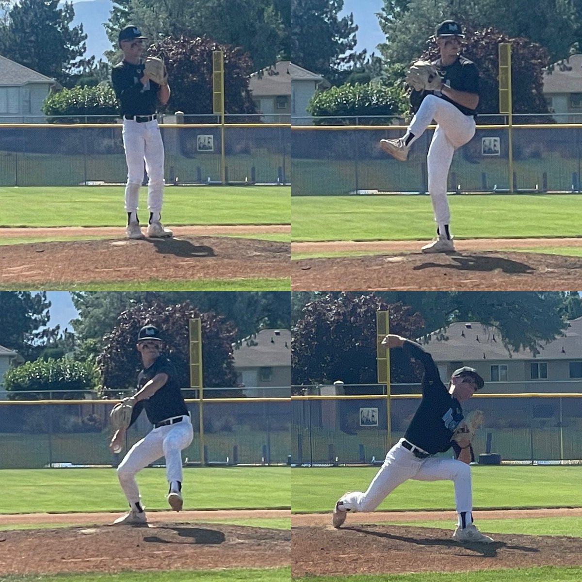 On the mound for @HDbaseballABQ at Thursday’s opener of the pathwaybaseball.com/sports/pathway… tournament in Salt Lake City. <a href="/PathwayBB/">Pathway Baseball</a> <a href="/VVHSBB/">Volcano Vista HS Baseball</a>