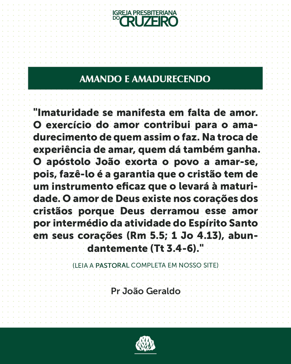 ipcruzeiro's tweet photo. Essa é uma reflexão sobre a pastoral dessa semana.

Leia na íntegra no nosso site: https://t.co/MnmaCn6p91

#pastoral #ipcruzeiro #ipb #ipc #ipconline #igrejaonline https://t.co/VGjuAR6oWe
