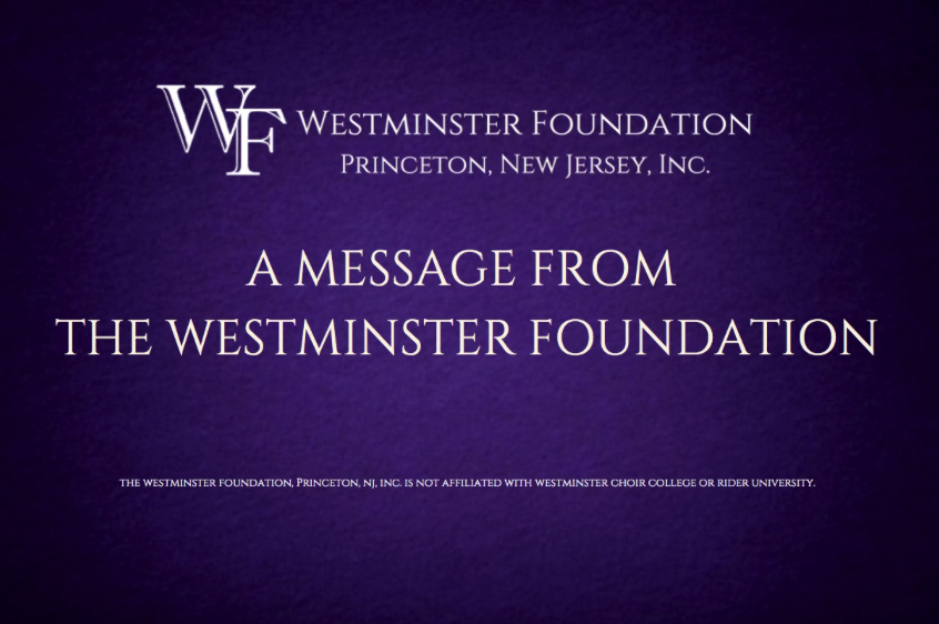 westminsterfoun's tweet photo. In Major Ruling, Court Upholds Student, Faculty, and Alumni Right to Sue to Block Rider University's Closing of Westminster Choir College's Princeton Campus
Link to Press Release: https://t.co/cQHrGZoNdg
GIVE NOW
https://t.co/JYWaQgaBLP https://t.co/UDDSPQdFg8