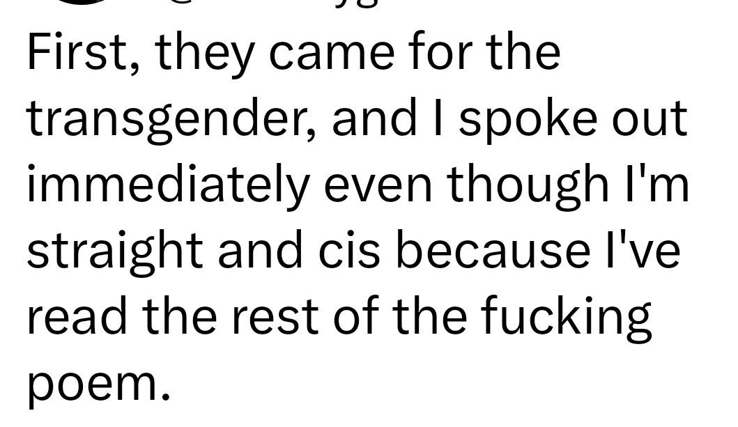 My fiancé just sent this to me. My response: HOLY FUCK, YES. 🏳️‍⚧️#TransRightsAreHumanRights🏳️‍⚧️