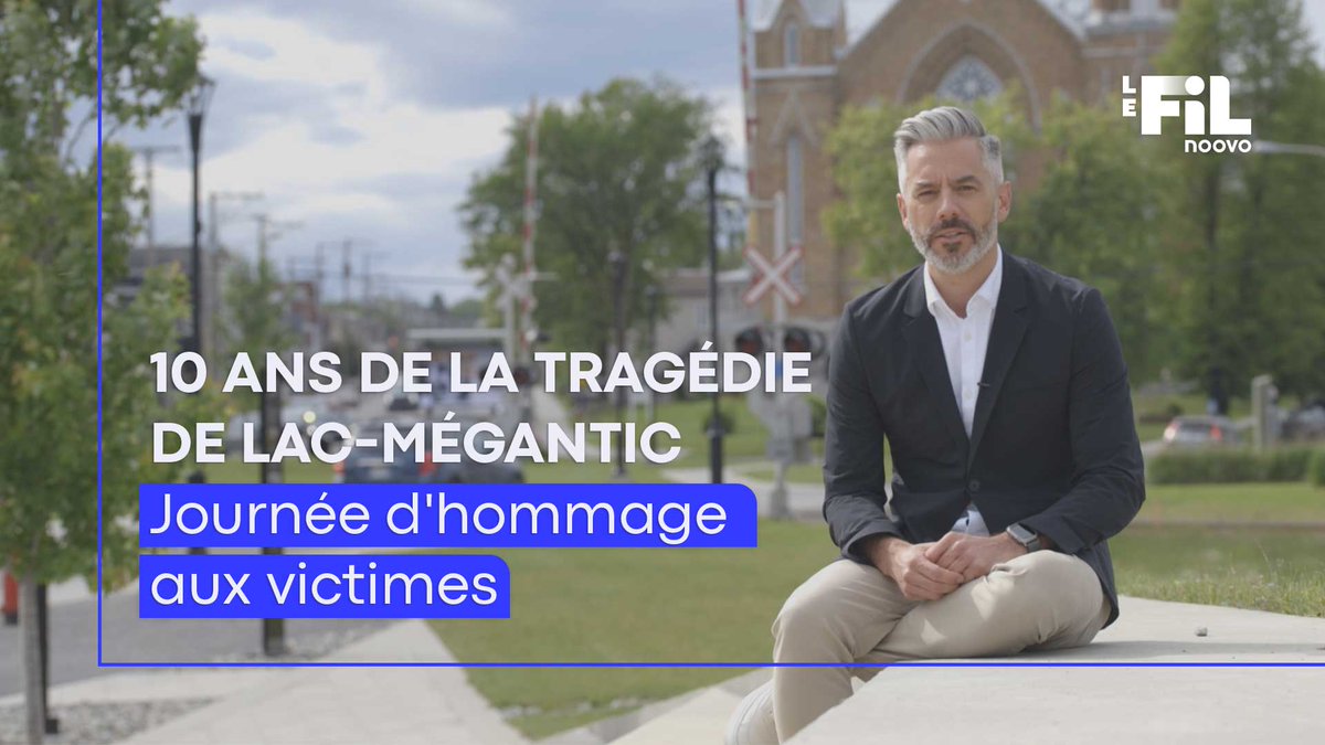 NoovoInfo's tweet photo. [RATTRAPAGE] Fil 17| 6 juillet| Émission spéciale: 10 ans de la tragédie de Lac-Mégantic avec @MichelBherer| https://t.co/Wk9cYbpIYM

▶️Retour sur le fil des évènements de la catastrophe ferroviaire | Par @dominiquecot3
 
▶️Hommages aux victimes: les détails avec @cotnoir_lacroix https://t.co/RBf6TJ4Nli