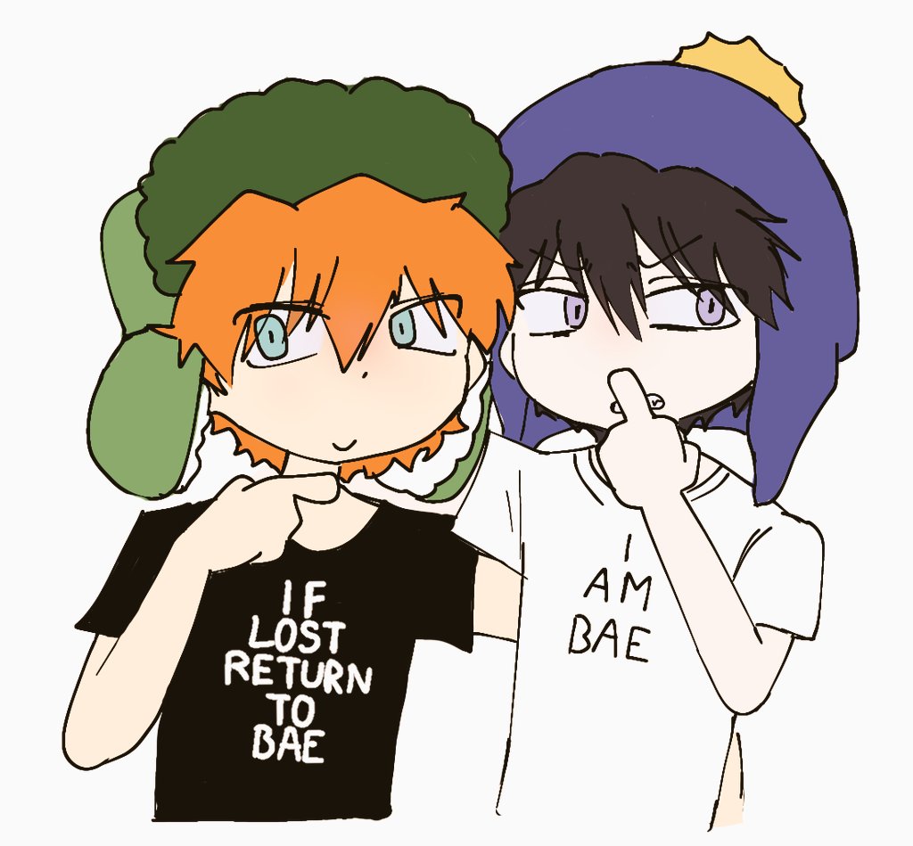 I love them sm >/////< #sptwt #southpark #spcryle #cryle #spkyle #spcraig