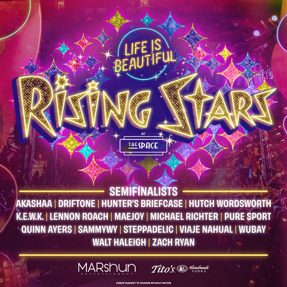 Big news! I am battling it out in @lifeisbeautiful ’s Rising Stars Competition this Aug. 12th @thespacelv ⚡ Mark your calendar, and make sure you come see me fight for a chance to perform at the festival’s 10th anniversary! #LifeisBeautiful2023 #10YearsofBeautiful