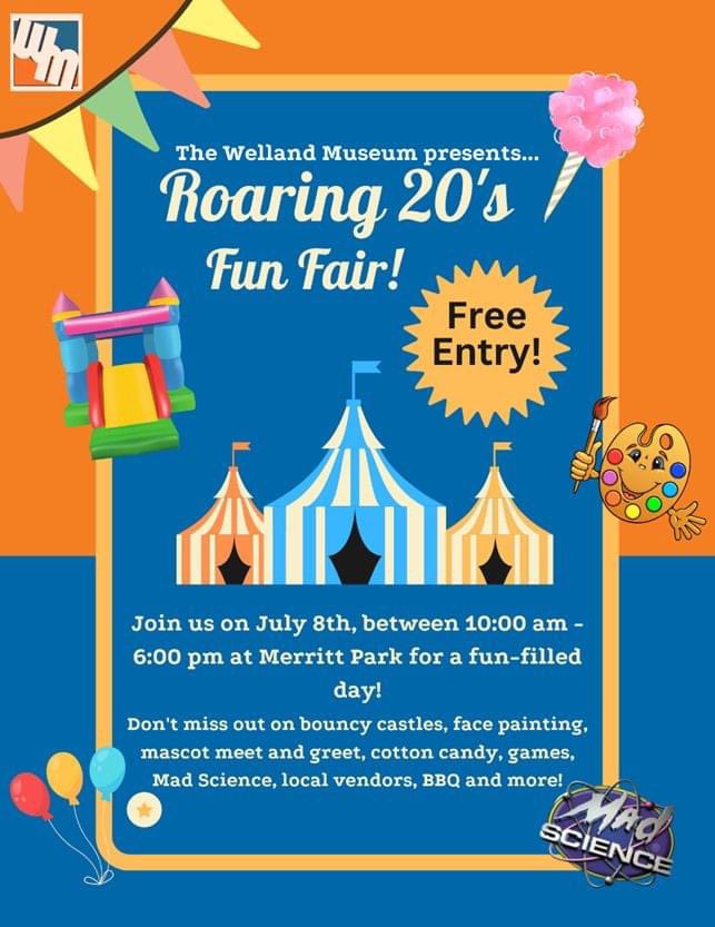 Join <a href="/WellandMuseum/">Welland Museum</a> this Saturday!