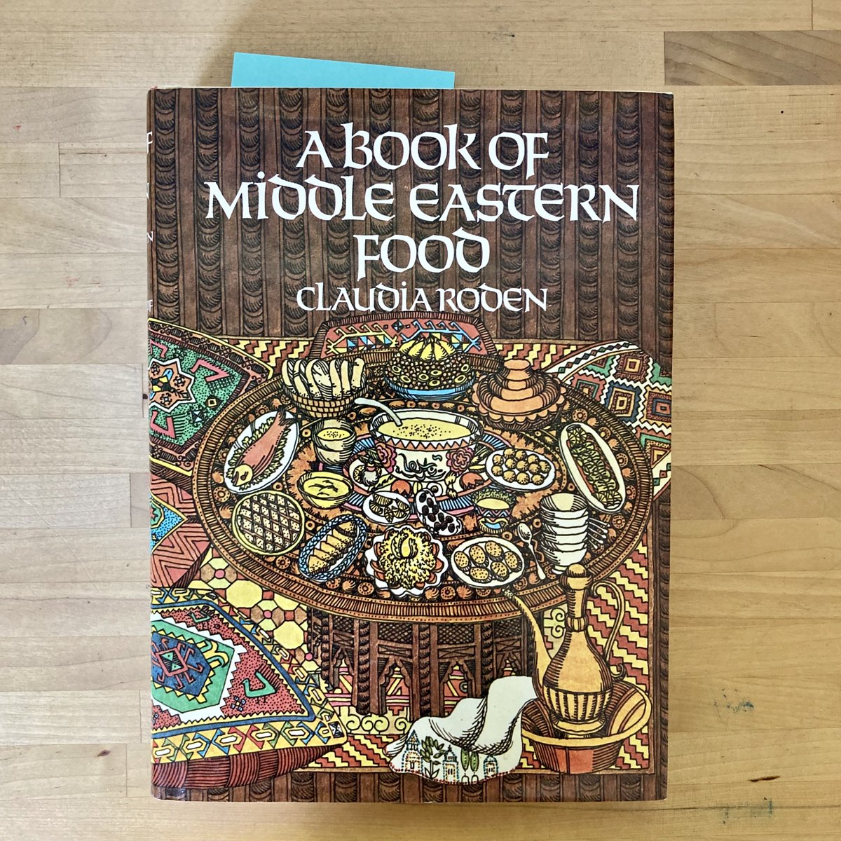 This important book brought so many recipes (and the historical context for those recipes) to Western/English-speaking readers.

These older, b&amp;w, text-heavy cookbooks have such a different feel than the shiny toys of today’s cookbooks. Thoughts?
#claudiaroden #cookbooks