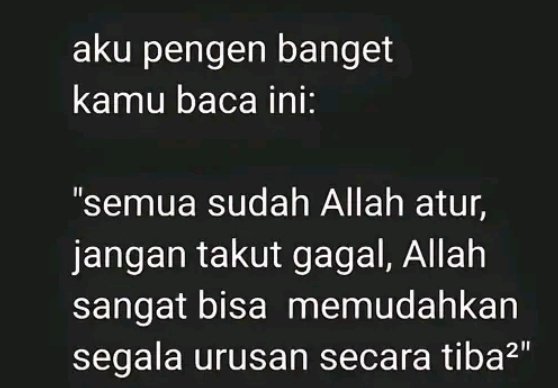 rismanvnt19_'s tweet photo. Aku pasrahkan semuanya pada Allah, karna hanya Allah lah yang maha tau apa yang terbaik untuk hambanya dan apa yang dibutuhkan oleh hambanya~ 

To myself, Kamu hebat udah bisa bertahan sejauh ini https://t.co/AvbMxfvzIU