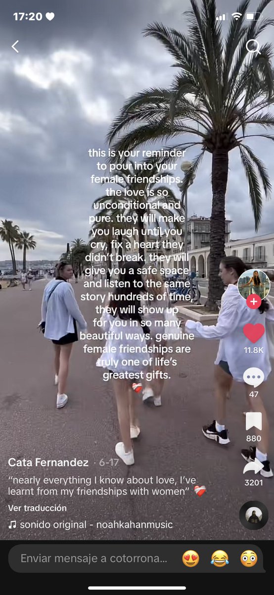 Solo necesito salir con mis amigas, abrazarnos y saber que todo estará bien 🥲