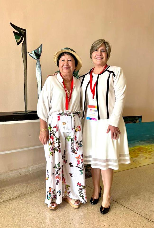 En el prestigioso evento Cocal "donde todo fue posible", se inauguró una exposición de la maestra Flora Fong. Un hecho importante para la Cultura y el Turismo. #CocalNosUne