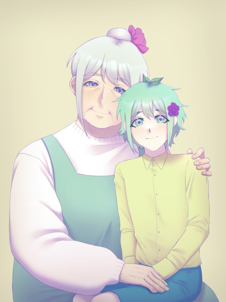 basil !!!! and his grandma!!! 

#OMORI #OMORIFANART