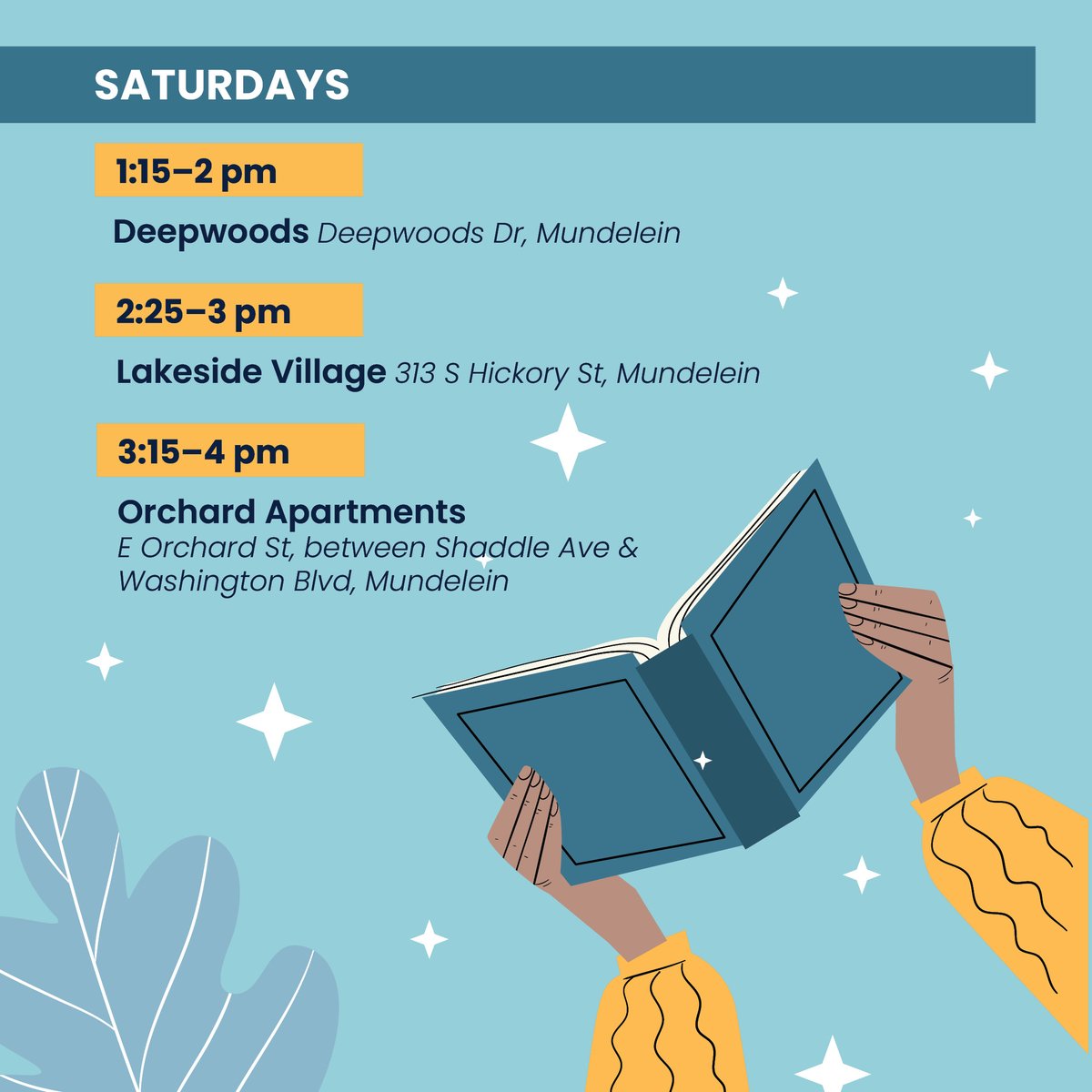 CookLibrary's tweet photo. BEEP BEEP! 2023 Summer Bookmobile Schedule! 🚌📚😎 More information: https://t.co/K7LBKIuyJX
--
¡BIP BIP! ¡Horario de Bookmobile Verano 2023! 🚌📚😎 Más información: https://t.co/K7LBKIuyJX
#bookmobile #beepbeep #cmpld https://t.co/hl7tJk6QFd