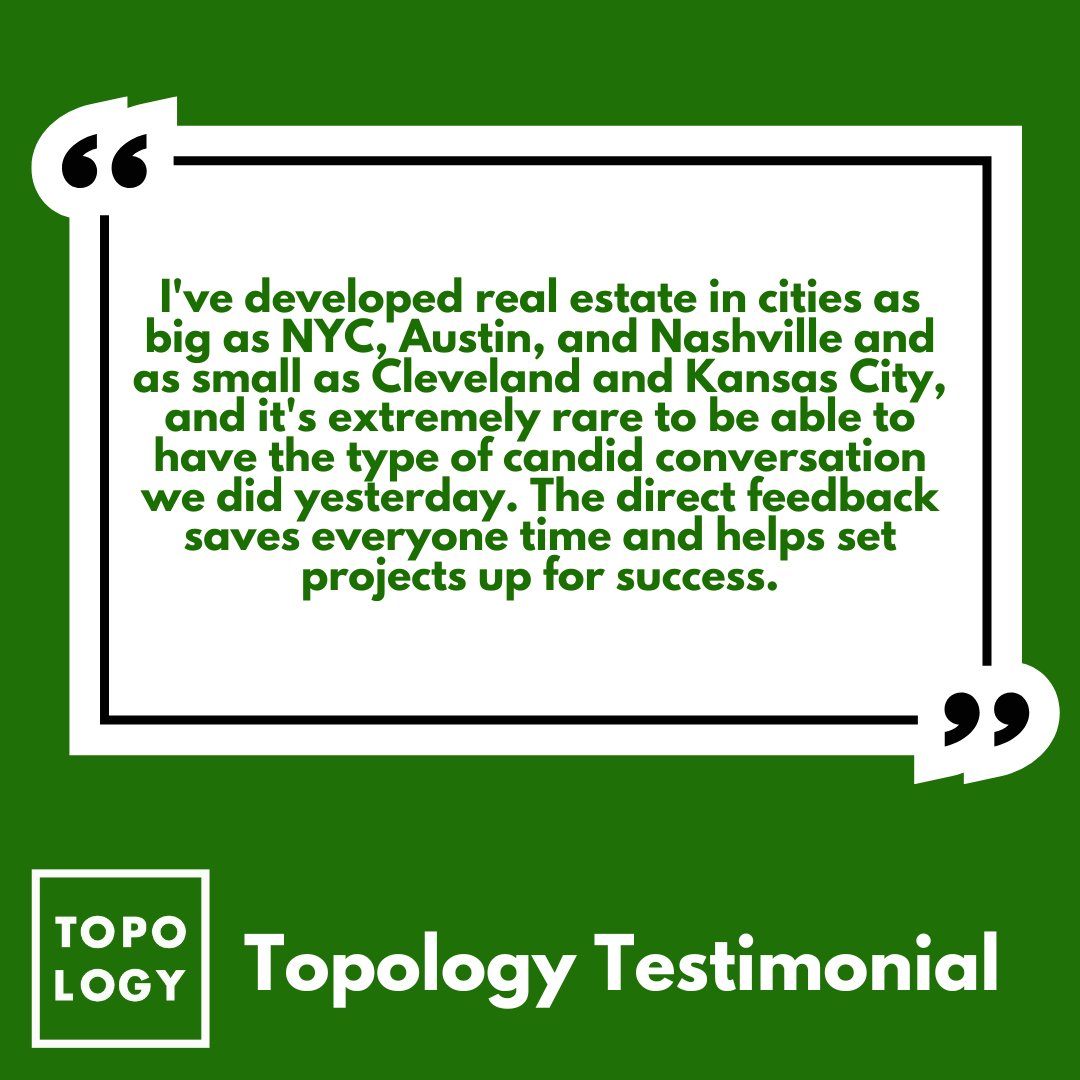 Topology_is's tweet image. TOPOLOGY TESTIMONIAL 💬 Open and honest discussion is key to the #development process and vital to getting projects done! 💪

Some kind words related to our work in @SouthOrangeNJ. It's always nice to get feedback like this. 💚

#SouthOrangeNJ #SouthOrange #SouthOrangeVillage