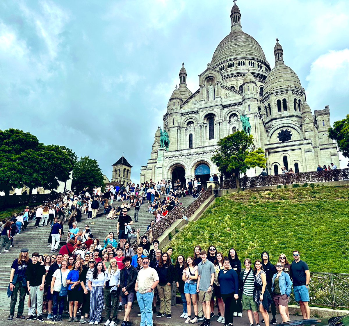 LMHSBand's tweet photo. Bonjour! 
Lots to see and do in Paris today🇫🇷
#kentuckykma23 https://t.co/YQEfYhmFdZ