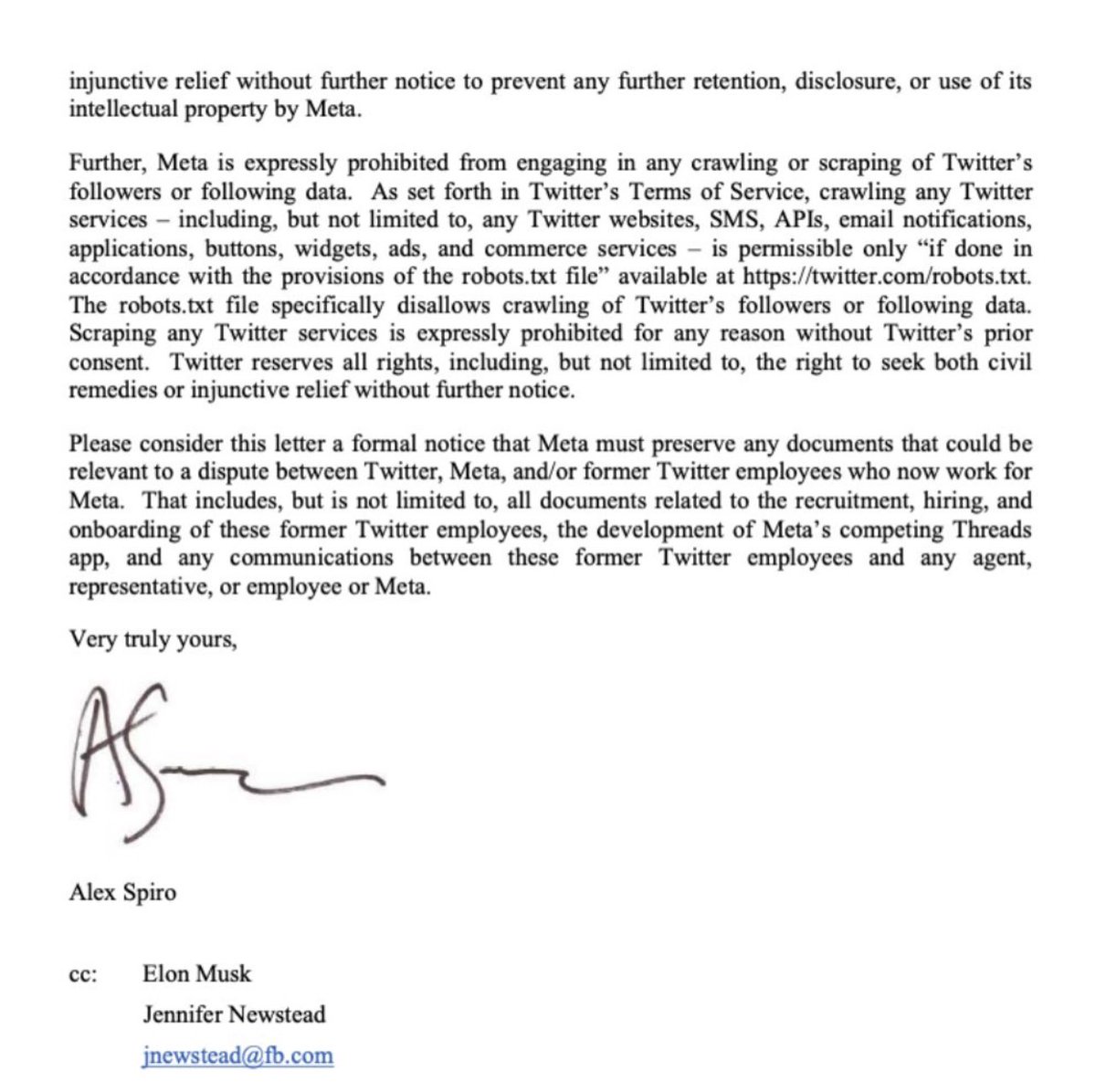 BREAKING: I am officially suing Mark Zuckerberg and Instagram “Threads.”

They will lose this battle. 

Trust me.