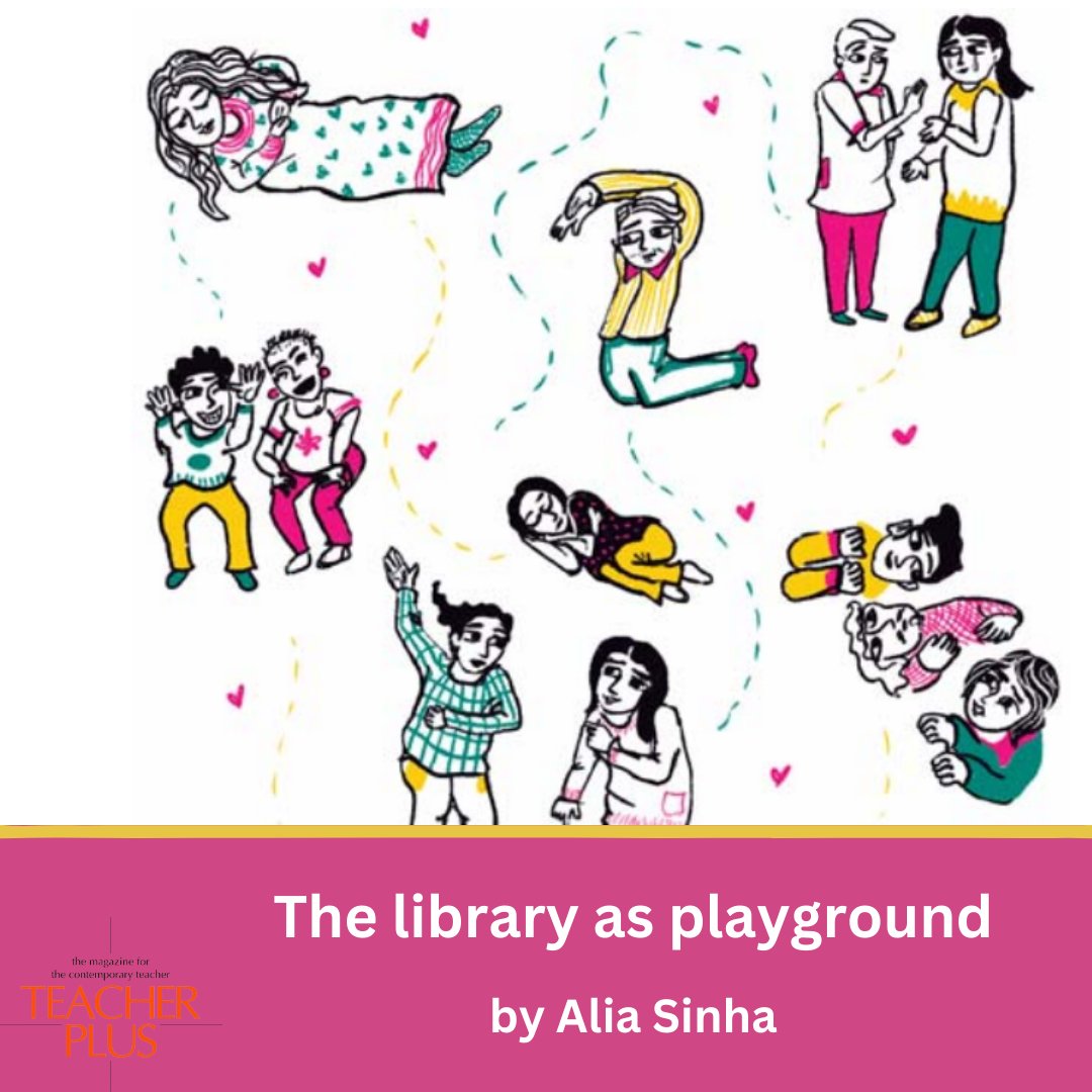 TPlus_tweets's tweet image. Alia Sinha incorporates plays and games to make library education captivating. Playing provokes many beautiful reactions, she writes.

Read what they are here: tinyurl.com/knsanzz6

#AppliedTheatre #EducationEngagement #LibraryEducation