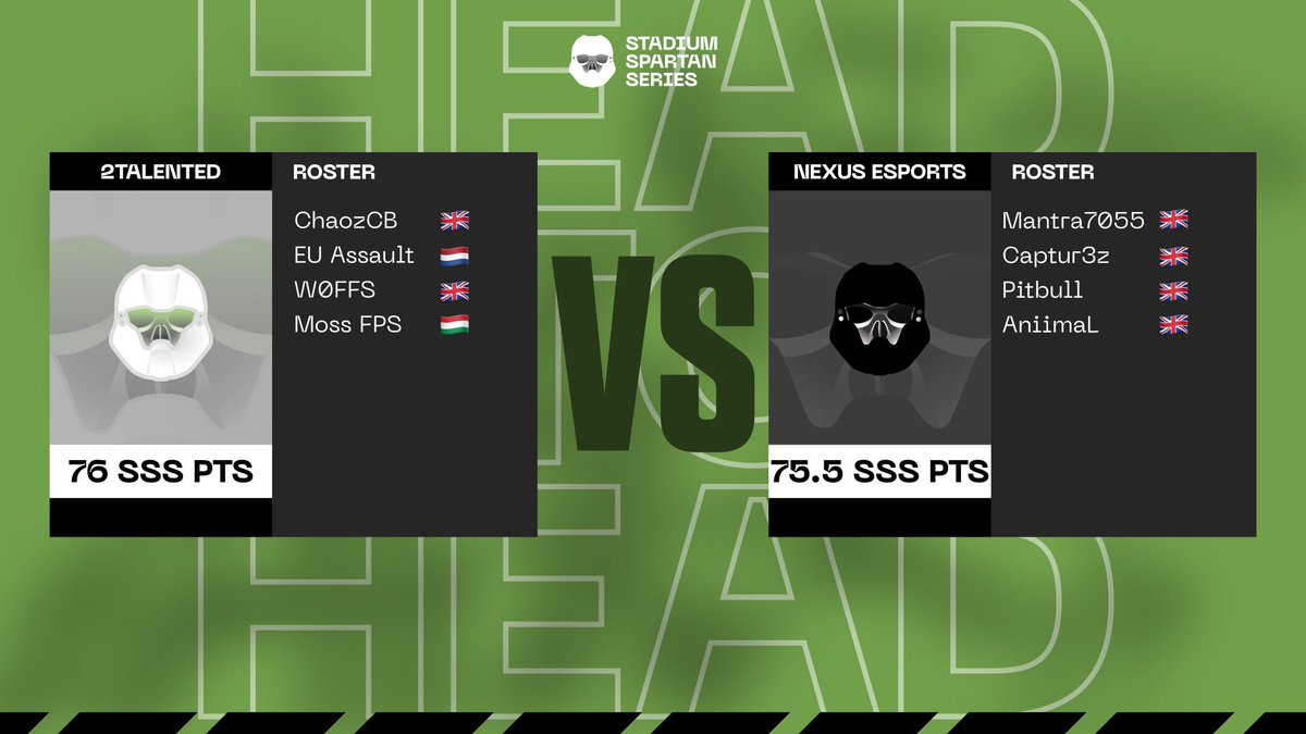 stadium_gg's tweet photo. SSS FINALS GROUP STAGE 1
GROUP B - DECIDING MATCH π«‘
#2Talented vs #NexusEsports
π₯οΈ Watch at https://t.co/9rYtnmUcmb
Enter the STADIUM ποΈ https://t.co/6rM2xUPAo7