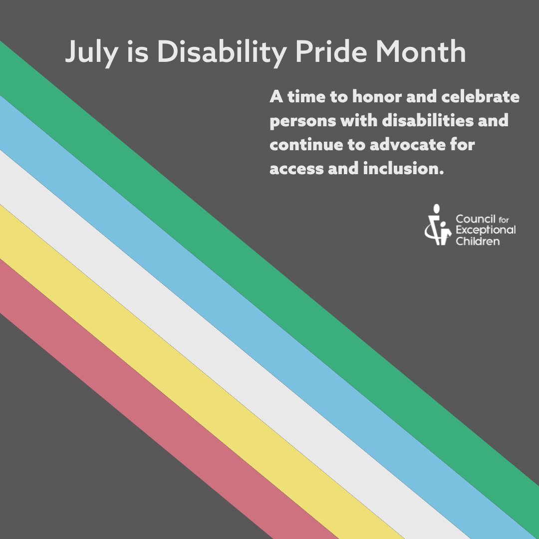 Advocating every day of the year, CEC is proud to support access and inclusion in education and beyond for people with disabilities. #4SpecialEducation