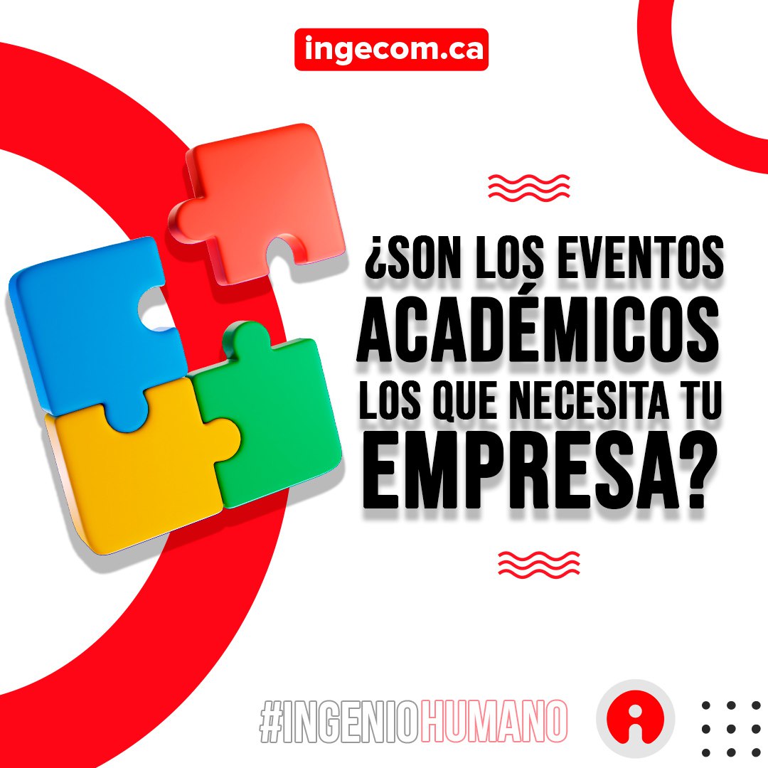 Ingecom_CA's tweet image. Un evento académico es IDEAL si quieres capacitar a tus empleados o al público en general y mostrar tu marca en el mercado académico🤓Por ello, en Ingecom organizamos encuentros como talleres, cursos, foros, webbinars o diplomados, etc.  #ingecom #ingeniomania #eventosacademicos