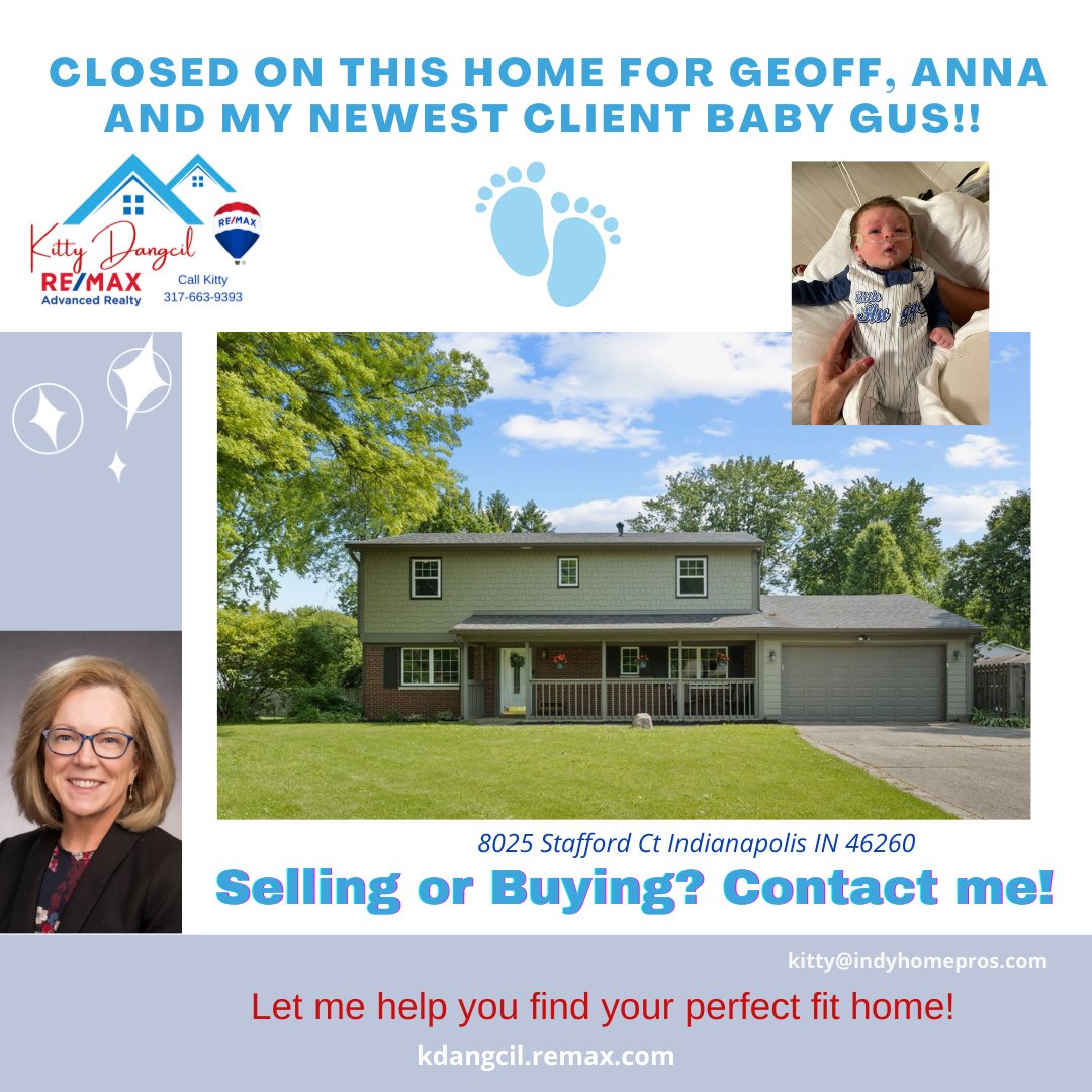KittyDRealty's tweet photo. Needs change over time! If you're looking to upsize or downsize give me a shout. I'd love to help! 👨‍👩‍👦🏘
#growingfamily #RemaxAdvanced #soldbykittydangcil #indyhomes #buyersandsellersagent https://t.co/o1FY0trI9g