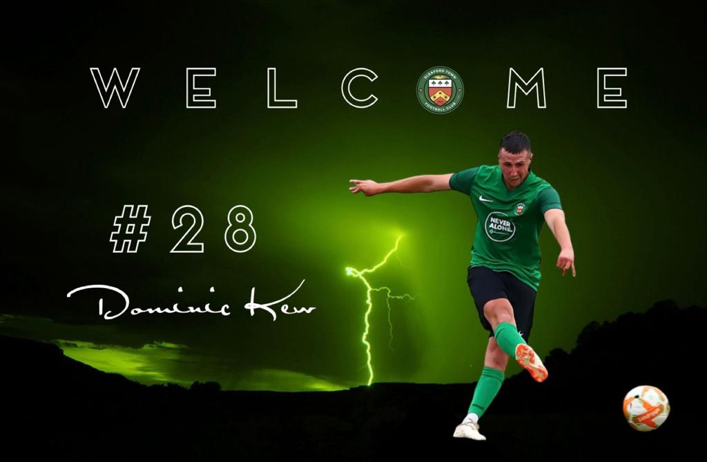 The Greens are also delighted to add Dominic Kew to the squad ahead of the new campaign!
 
The versatile Kew requires little introduction to Eslaforde Park, having played previously in the Jamie Shaw era.

Welcome back, Dom!