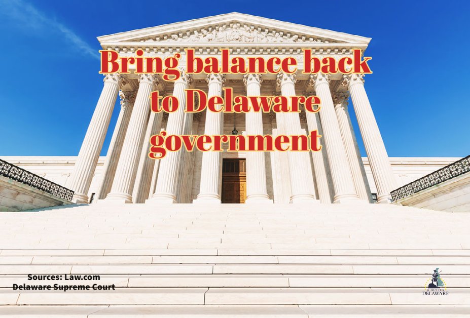 abetterdelaware's tweet photo. If Delaware's judiciary is made partisan, it will weaken the stability of our courts. Delaware's courts must remain balanced, fair, and stable.

https://t.co/I1jJSKhzwf.

https://t.co/8HIrDoMd7F https://t.co/wuIReRrZah