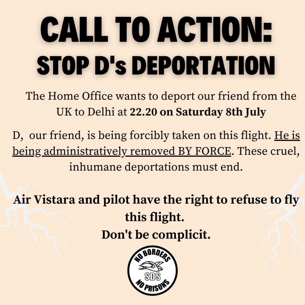 Solidarity Detainee Support (SDS) tweet media