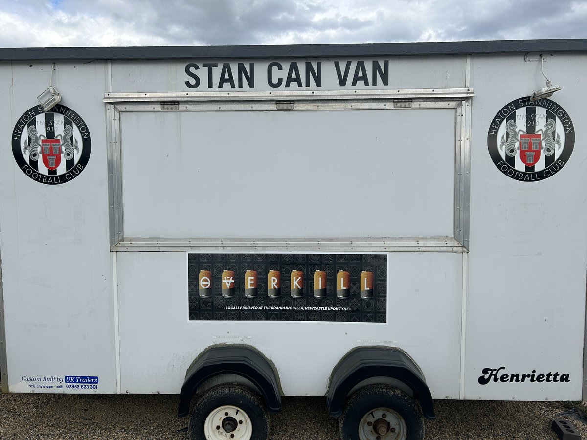 CAN VAN SPONSOR

We’d like to thank <a href="/OverkillBrewery/">OverkillBrewery</a> for sponsoring the Stan Can Van! 

Overkill supply quality ales to us to sell from the can van on match day, which are very popular!

We look forward to a variety of beers from them this season 🍻