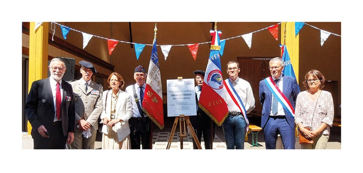 Un beau moment passé à l’école publique de Corbelin appelée dorénavant Elisabeth Rioux-Quintenelle , symbole vivant de la Résistance, de l’engagement et de la persévérance !