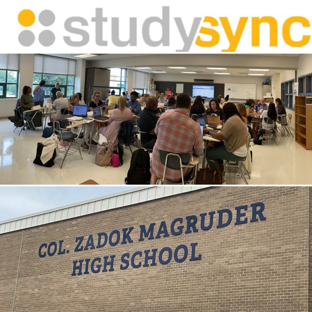 I was able to sit in on an informative <a href="/StudySync/">StudySync</a> <a href="/McGrawHillK12/">McGraw Hill PreK-12</a> training with <a href="/MoCoEnglish/">MCPS English</a> to dig into #extension and #enrichment in their middle school classrooms. (At my alma mater <a href="/MagruderHS/">Magruder Colonels</a>… #GoColonels!) <a href="/CharlesAlexa89/">Charles Alexander</a>