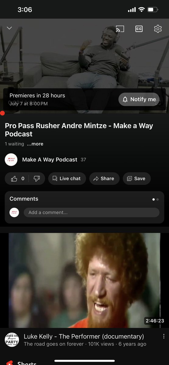 MakeAWayPodcast's tweet photo. @dremintze most recently a DE for the @XFLDefenders and @VandyFootball stars on the next episode of the Make a Way Podcast tomorrow at 8pm https://t.co/9Uk9xgpxnk