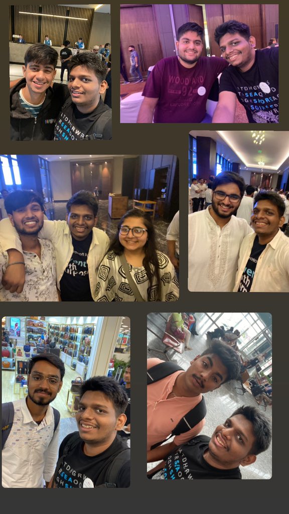 NiranjanHebli's tweet image. 🧵2/5

Was finally able to physically meet all the amazing people across India 🙌🏻✨🔥
 
Allow me to introduce:-
@codewithshytan @adarshanand67 @SahilSaha35194 
@Shilpa_K12 @_ishnoor_kaur @piyushkashyap_ @whitehatmukul @MeerTarbani 
@bythebug_ 
@Naman_sin