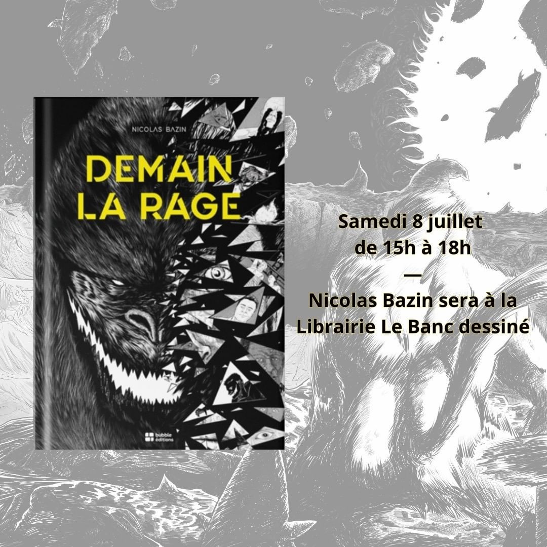 🚨 Alerte dédicaces ✍️
Samedi, je serai en dédicaces de 15h à 18h à la librairie <a href="/lebancdessine/">Le banc dessiné</a> à Bayonne 🔥🔥🔥🔥
C'est le feu parce que : 
- Bayonne 
- le Banc dessiné : librairie BD de qualité 👌
- je dessine et j'adore ça 😚
A samedi!